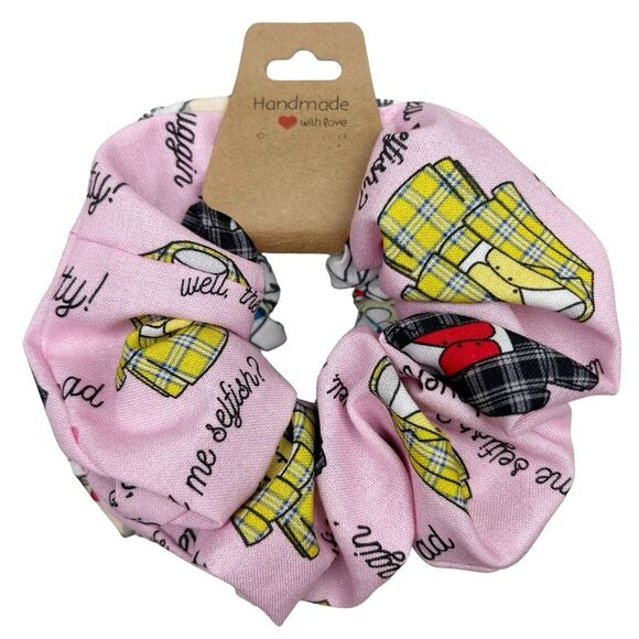 Scrunchies 2-Pack Handmade Clueless & Ren and Stimpy - Picture 1 of 4